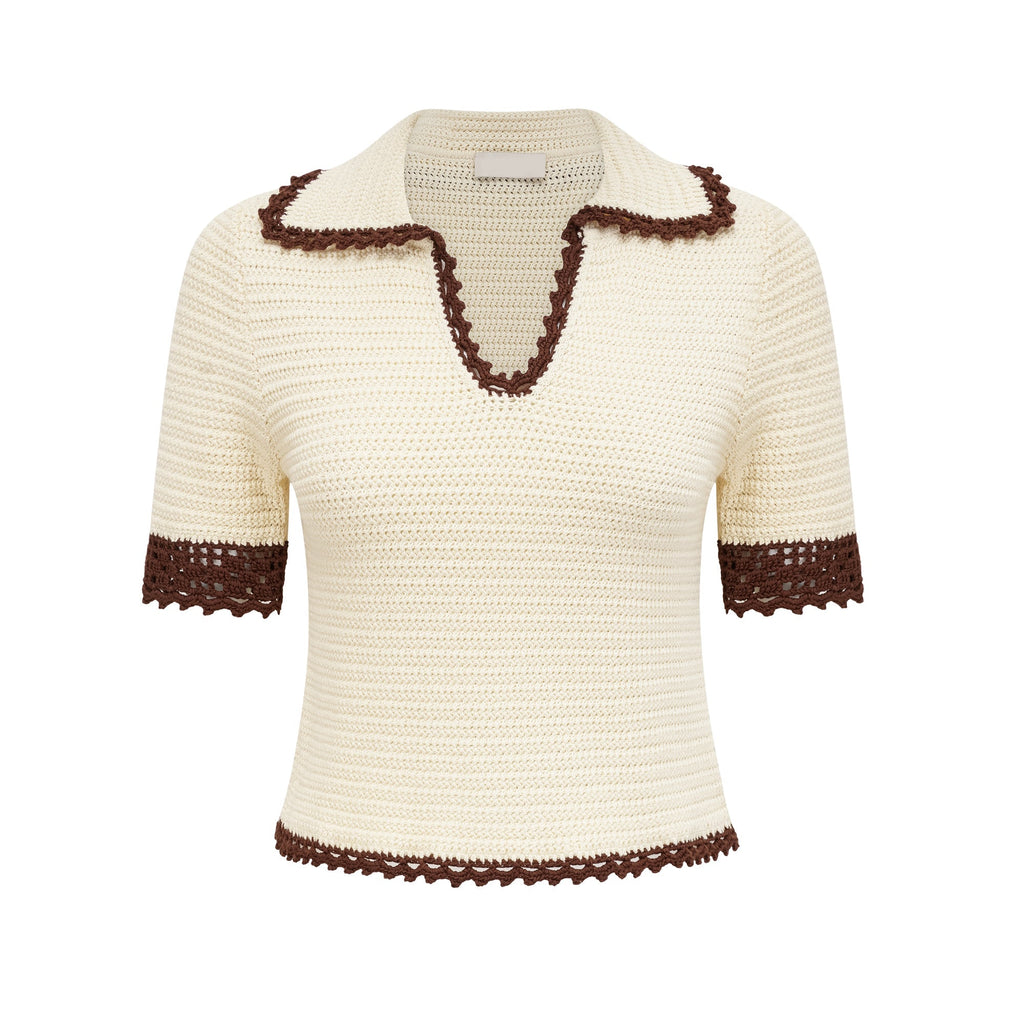 Μπλουζάκι Με Ανοιχτό Βελονάκι Désirée