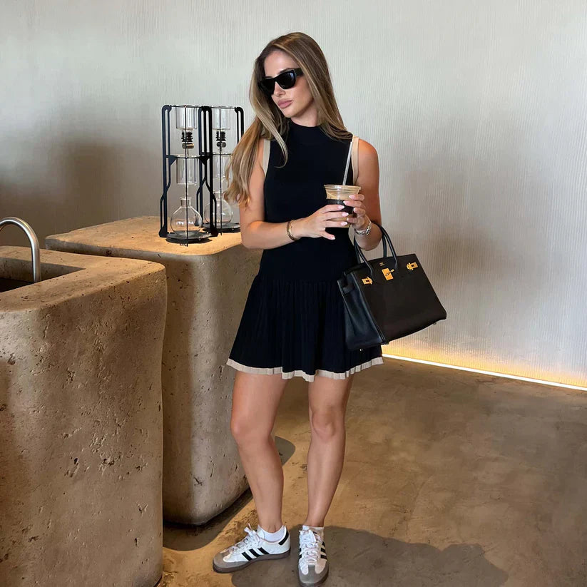 Μίνι Φόρεμα Με Ριμπ Ύφανση Nina