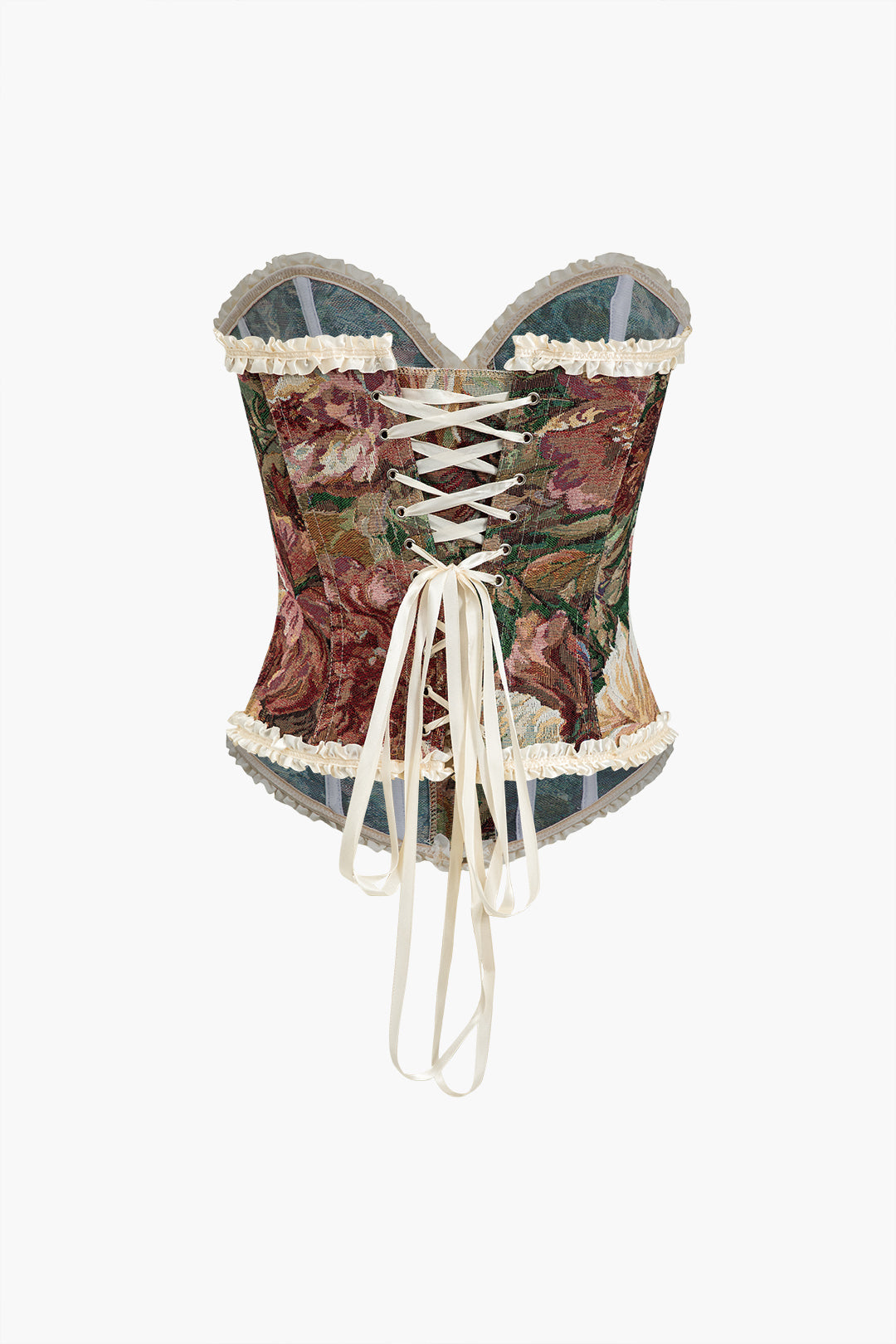 Κορσέ Χωρίς Τιράντες Με Μοτίβο Donna