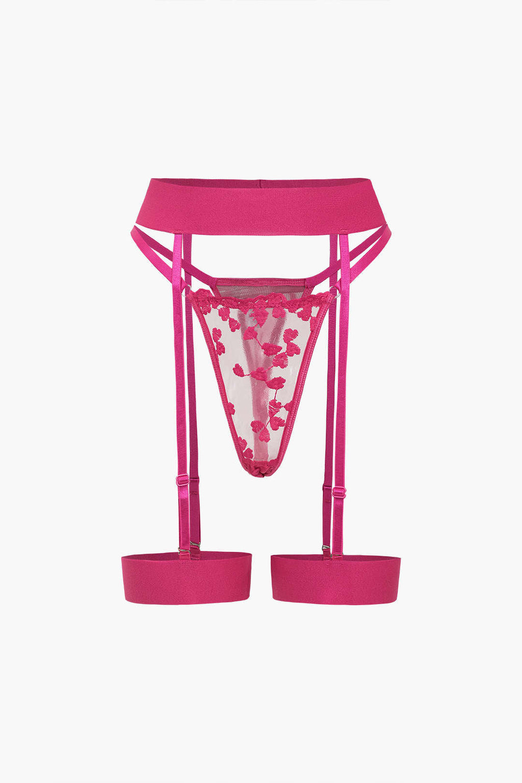 Σετ Εσώρουχων Με Δαντέλα Και Κέντημα, Ζαρτιέρα