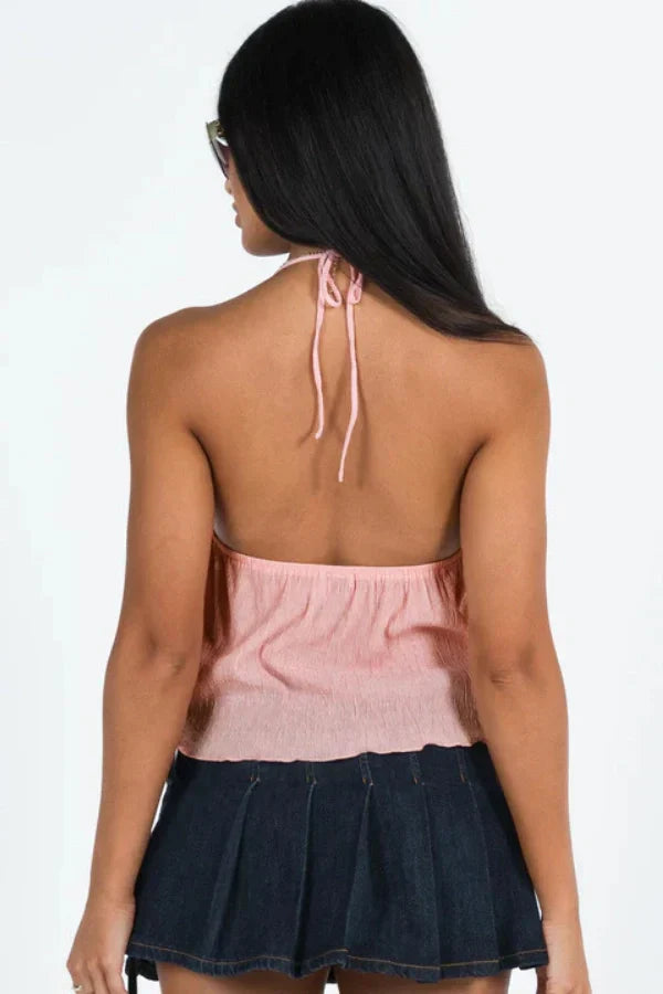 Ημιδιάφανο Τοπ Από Κρεπ Ivy