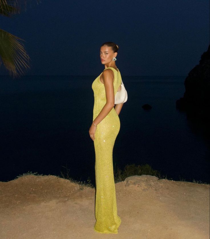 Φόρεμα Elsie Με Λαμπερή Φάσα