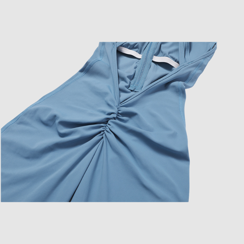 Αμάνικο Κορμάκι Με Ψηλό Ντεκολτέ