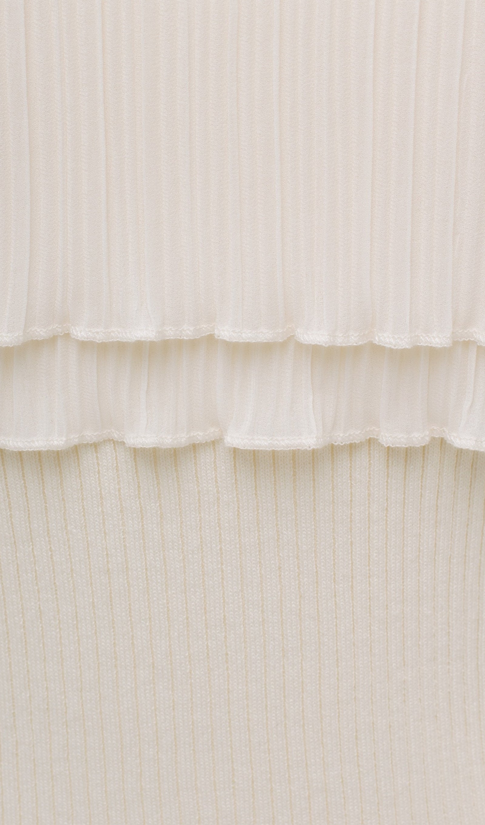 Flier Starplez Μπλούζα Με Βολάν Και Κουμπιά - Κρεμ