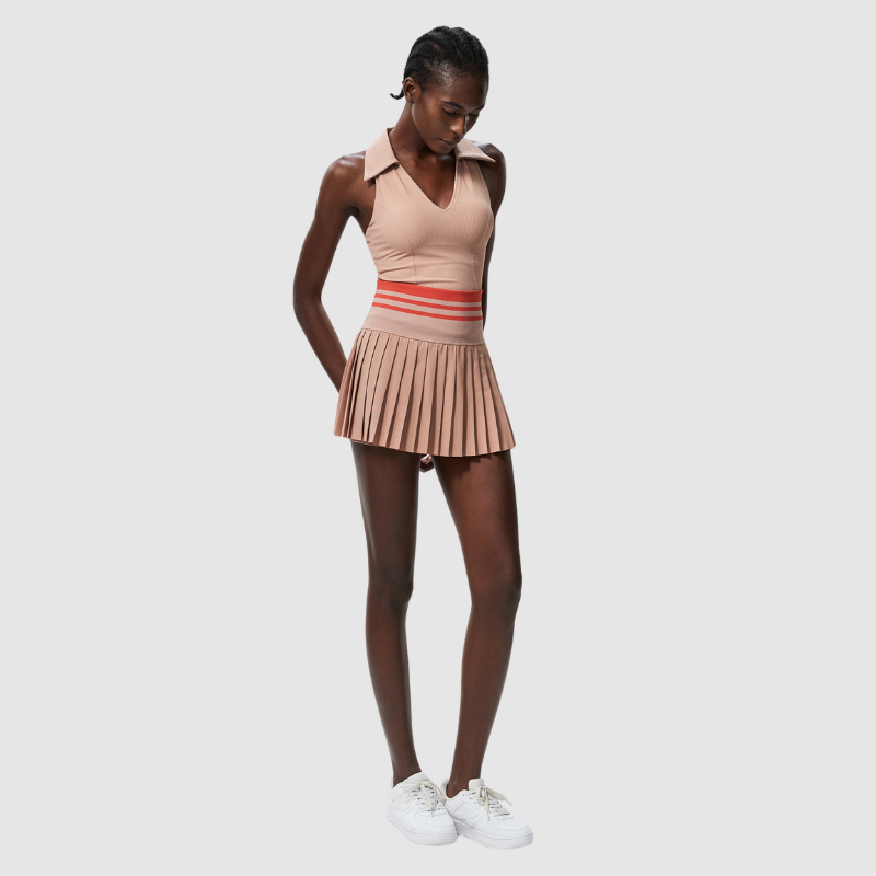 Σετ Αθλητικού Τένις Με Πλισέ Φούστα