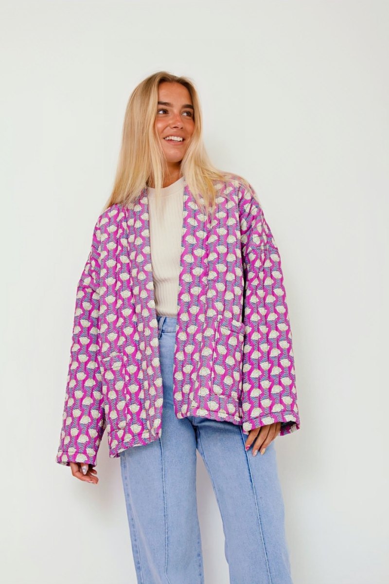 Καπιτονέ Μπουφάν Με Στάμπα Σε Φεγγάρι