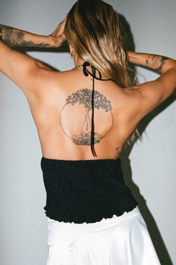 Ημιδιάφανο Τοπ Από Κρεπ Ivy