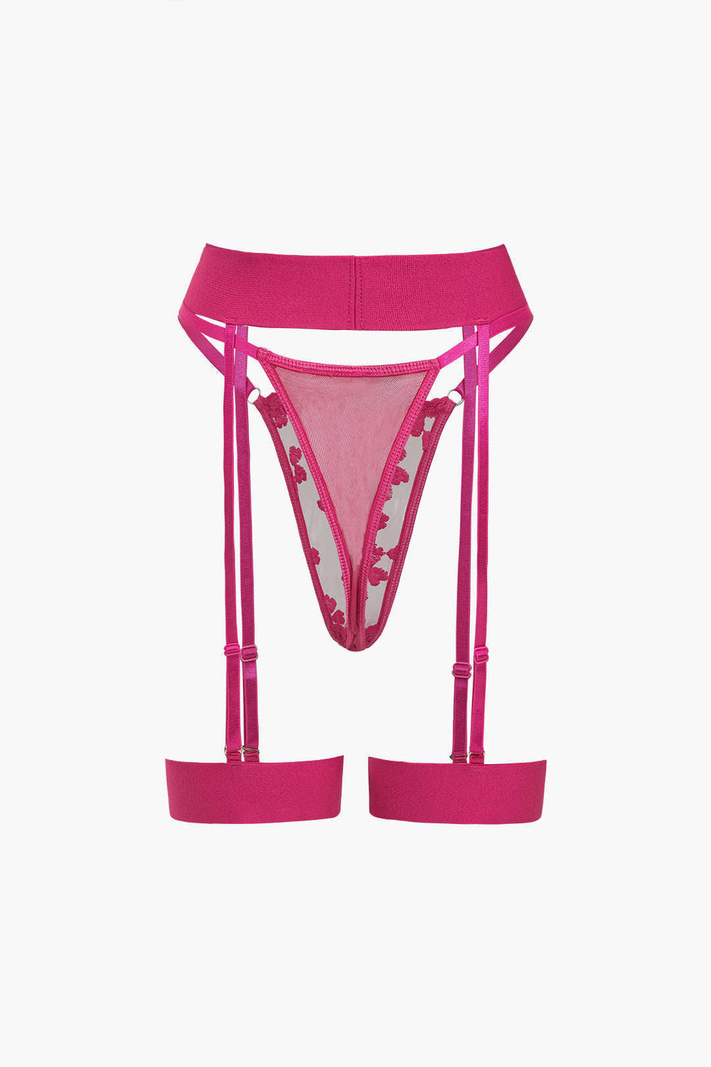 Σετ Εσώρουχων Με Δαντέλα Και Κέντημα, Ζαρτιέρα