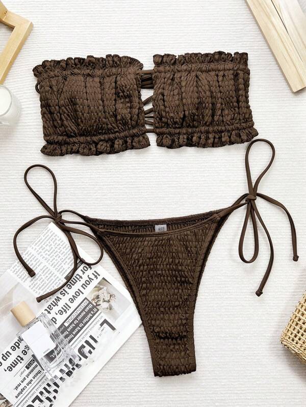 Σετ Μπικίνι Με Βολάν Και Βολάν