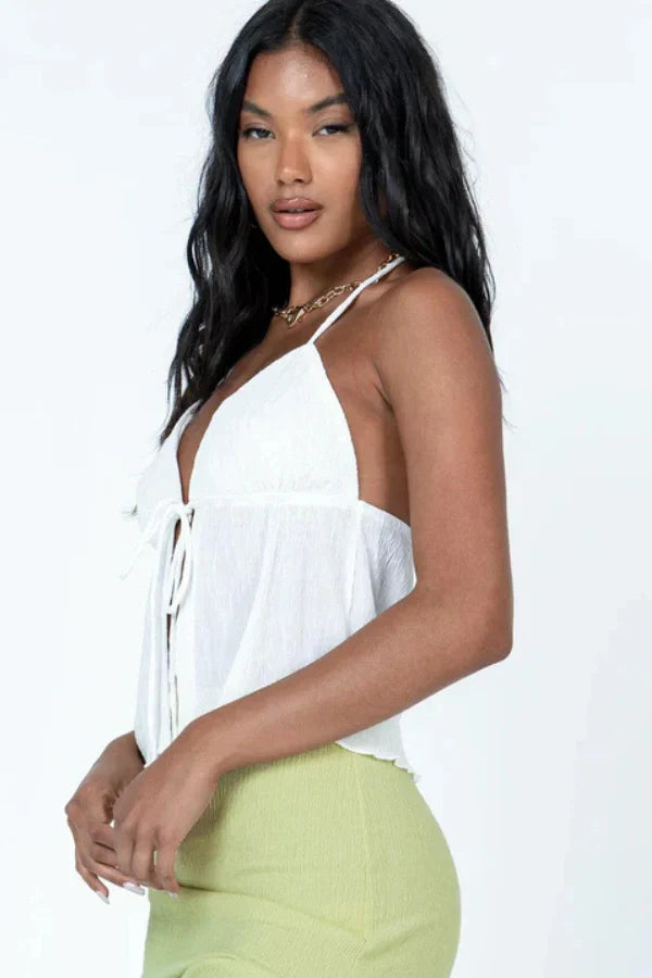 Ημιδιάφανο Τοπ Από Κρεπ Ivy