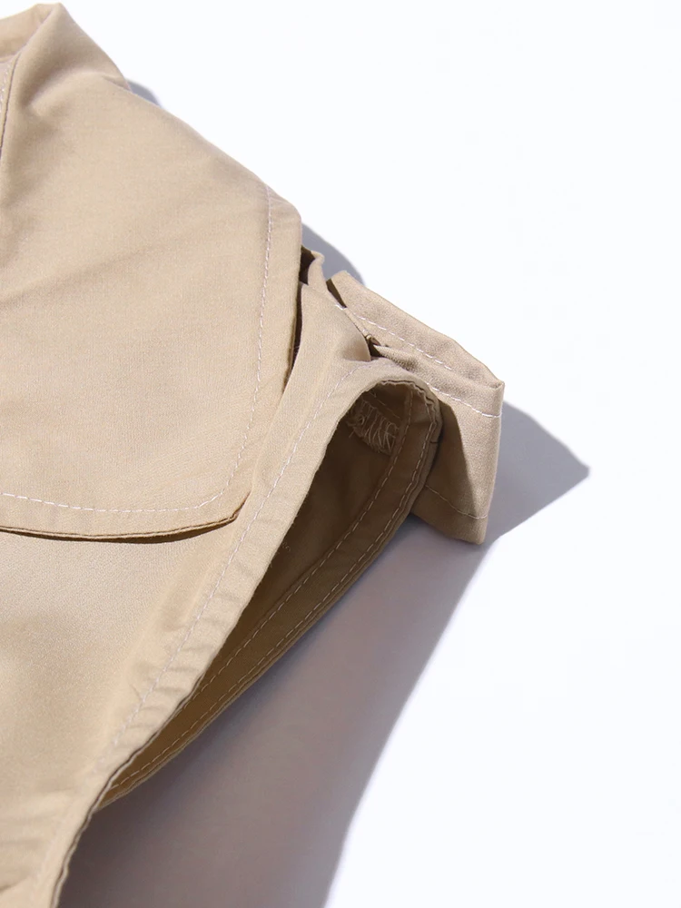 Πλισέ Μπουφάν Με Κορδόνια Και Βολάν