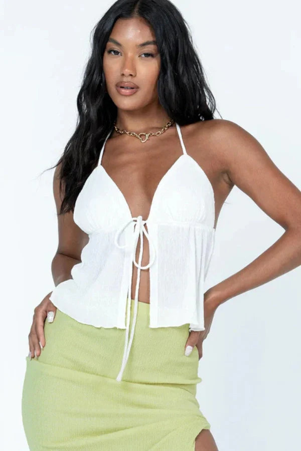 Ημιδιάφανο Τοπ Από Κρεπ Ivy