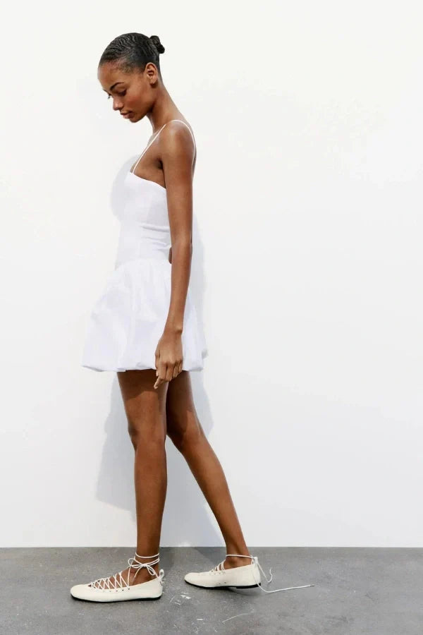 Μίνι Φόρεμα Με Ανοιχτόχρωμη Φούστα Aubrey Με Μπαλονάκι