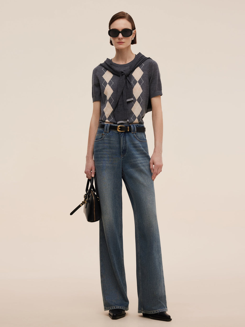 Γυναικείο Τζιν Με Ίσια Γραμμή Από Βαμβάκι