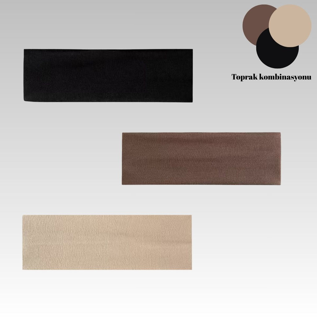 Αντιολισθητική Μπαντάνα Μαλλιών 3 Τεμαχίων