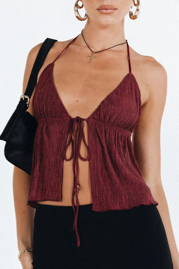 Ημιδιάφανο Τοπ Από Κρεπ Ivy