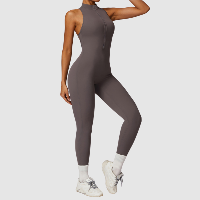 Αμάνικο Κορμάκι Με Ψηλό Ντεκολτέ