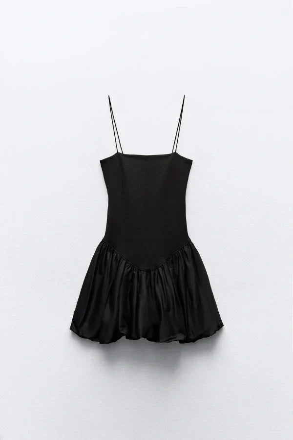 Μίνι Φόρεμα Με Ανοιχτόχρωμη Φούστα Aubrey Με Μπαλονάκι