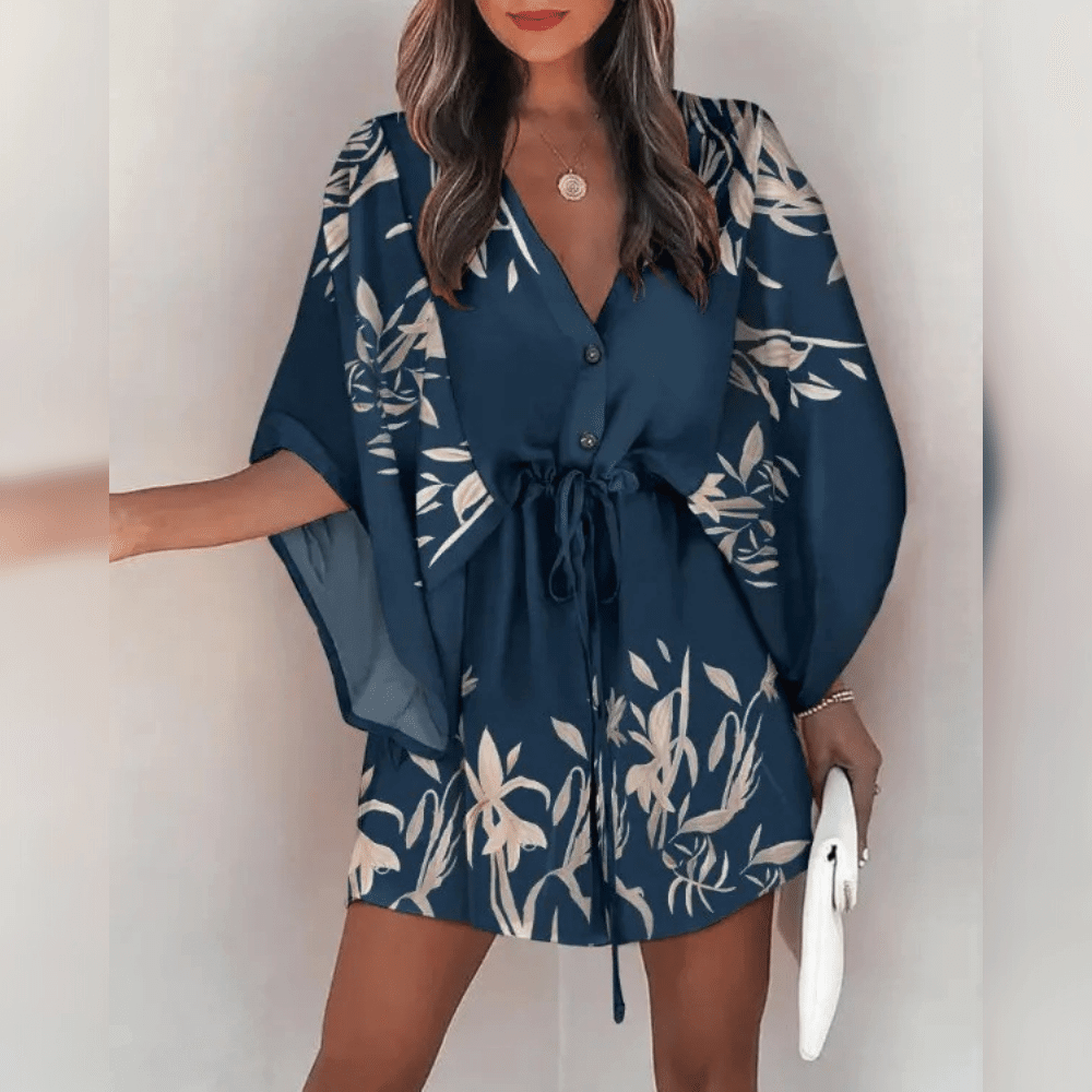 Monica Kimono Elbise - Riosso