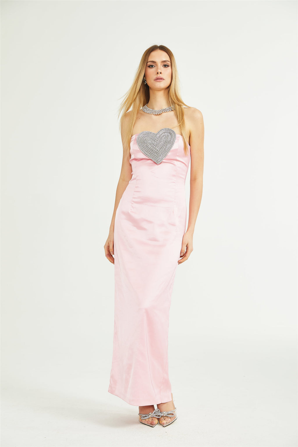 Φόρεμα Μίντι Με Κρυστάλλους Clothilde