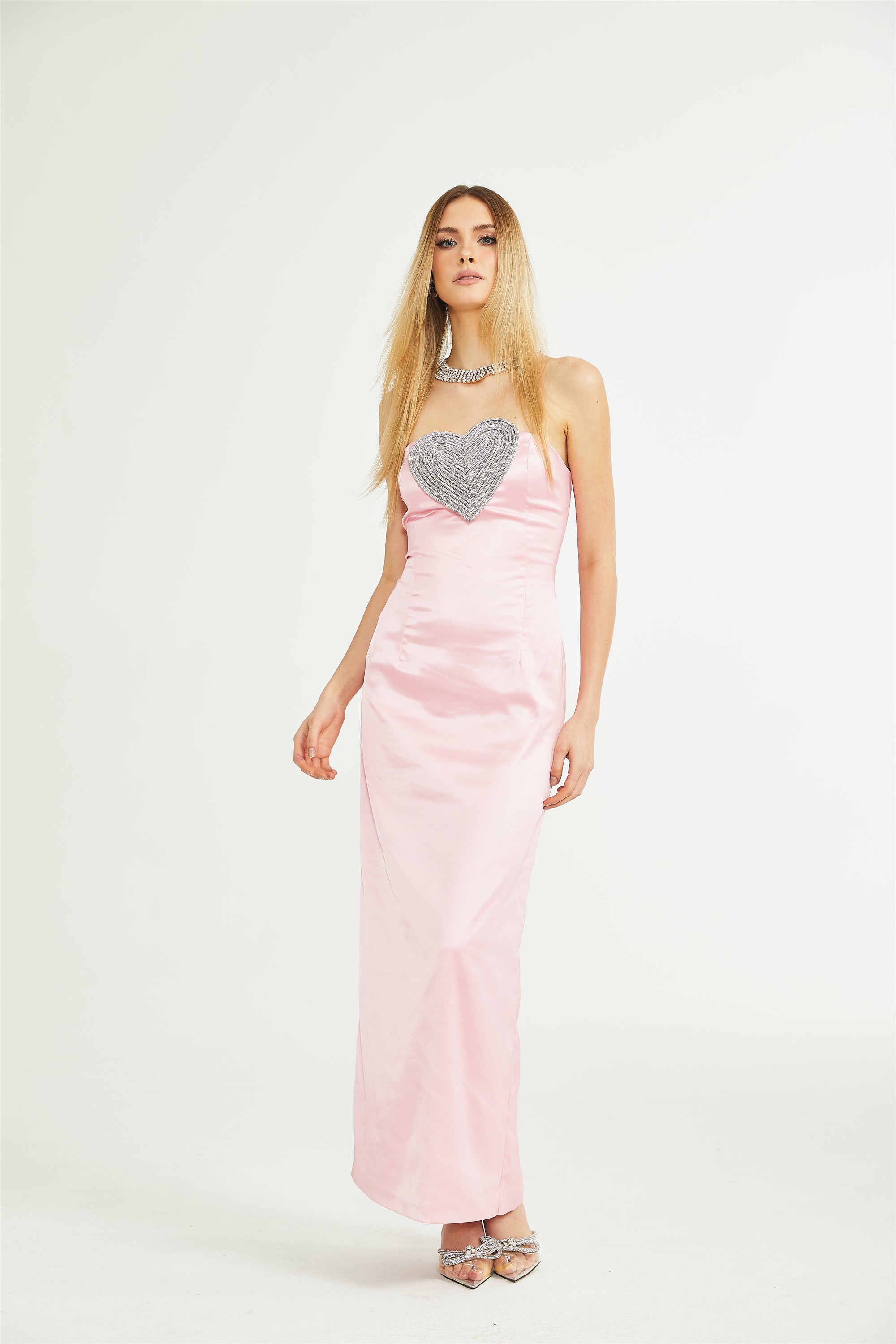 Φόρεμα Μίντι Με Κρυστάλλους Clothilde