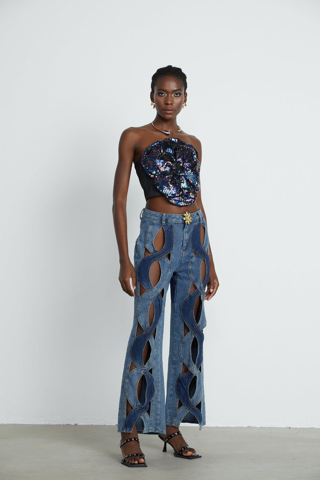 Τζιν Blanche Με Ψηλή Μέση