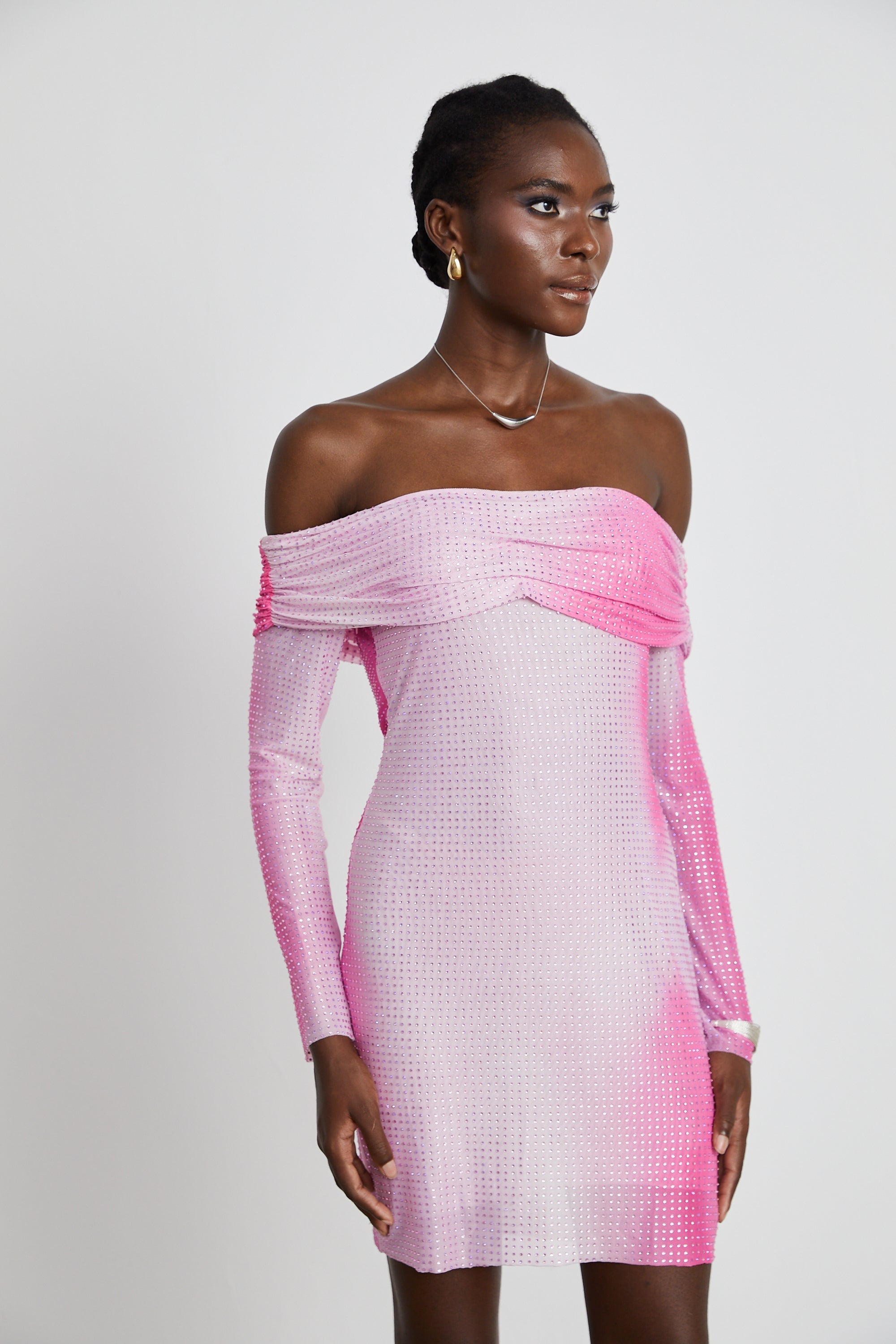 Μίνι Φόρεμα Με Κέντημα Και Έξω Τους Ώμους Από Την Andréa