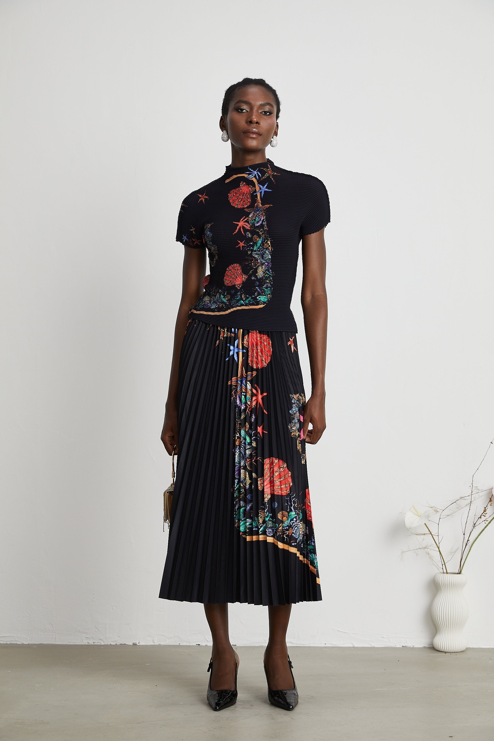 Σετ Πλεκτό Τοπ Και Φούστα Josiane Far East