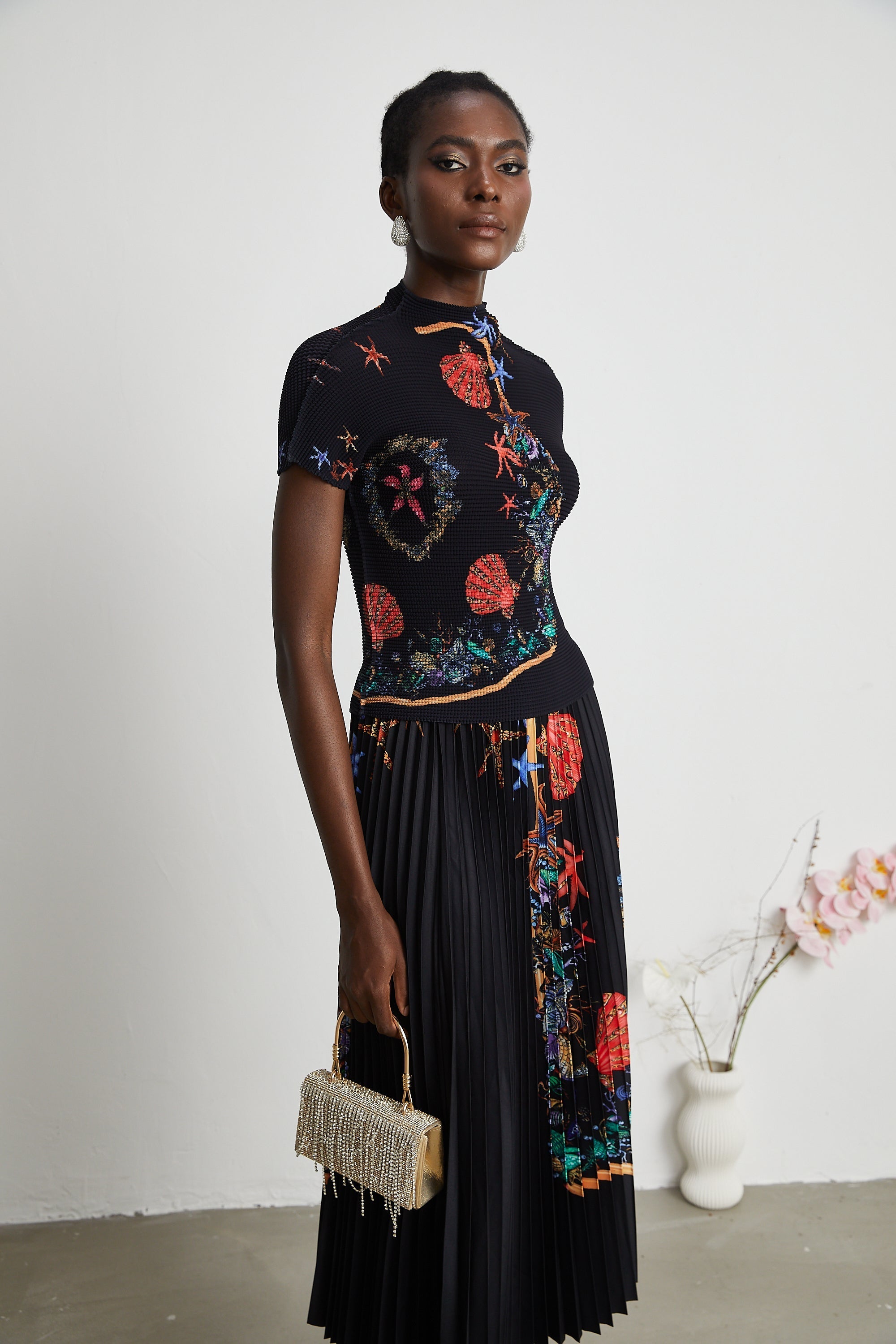 Σετ Πλεκτό Τοπ Και Φούστα Josiane Far East