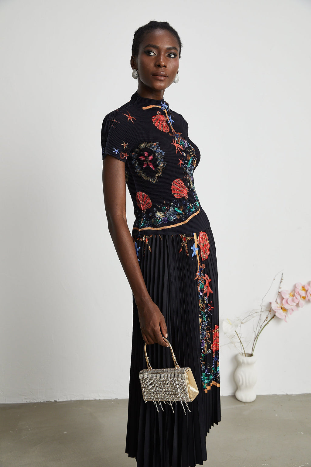 Σετ Πλεκτό Τοπ Και Φούστα Josiane Far East