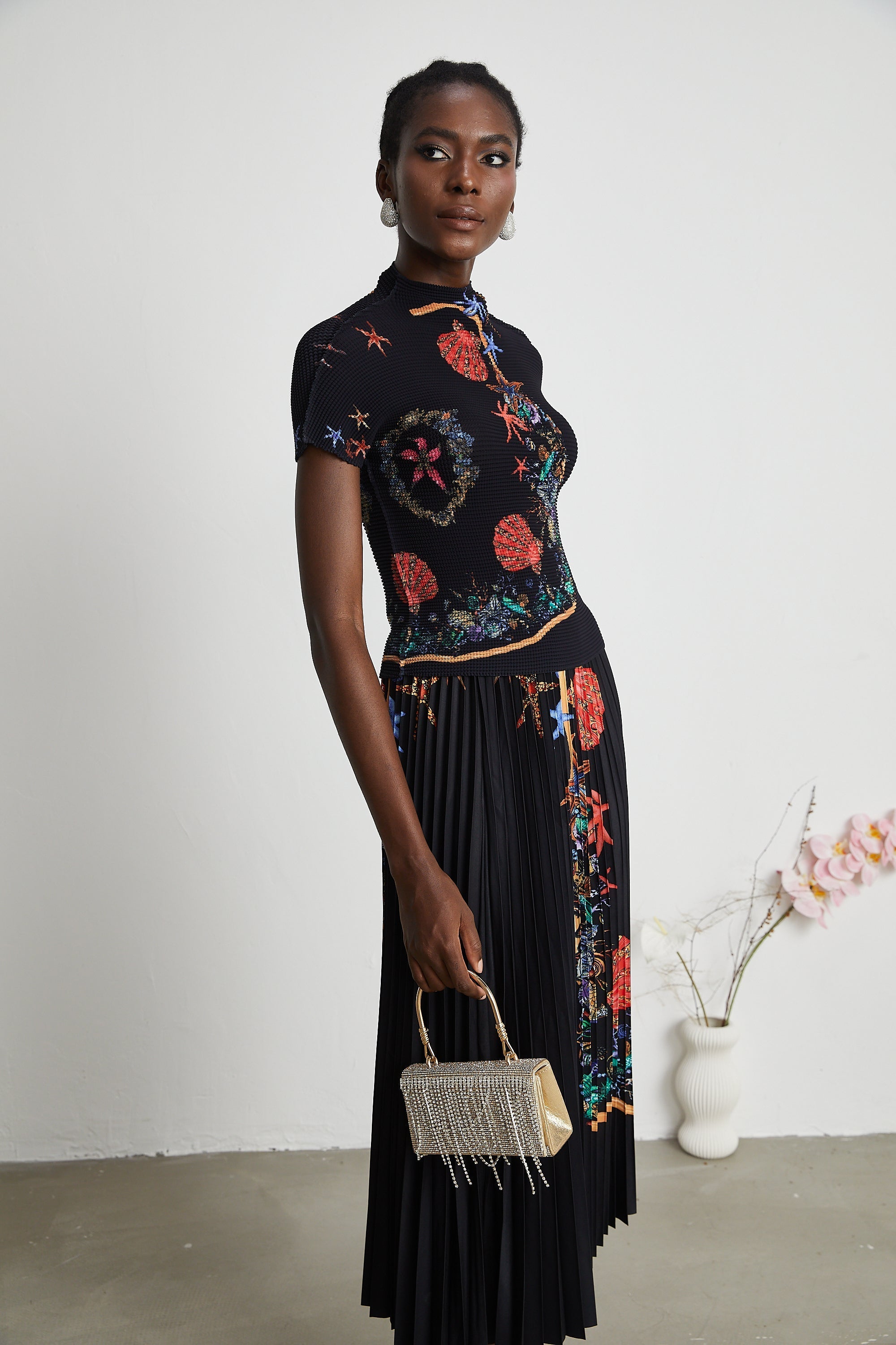 Σετ Πλεκτό Τοπ Και Φούστα Josiane Far East