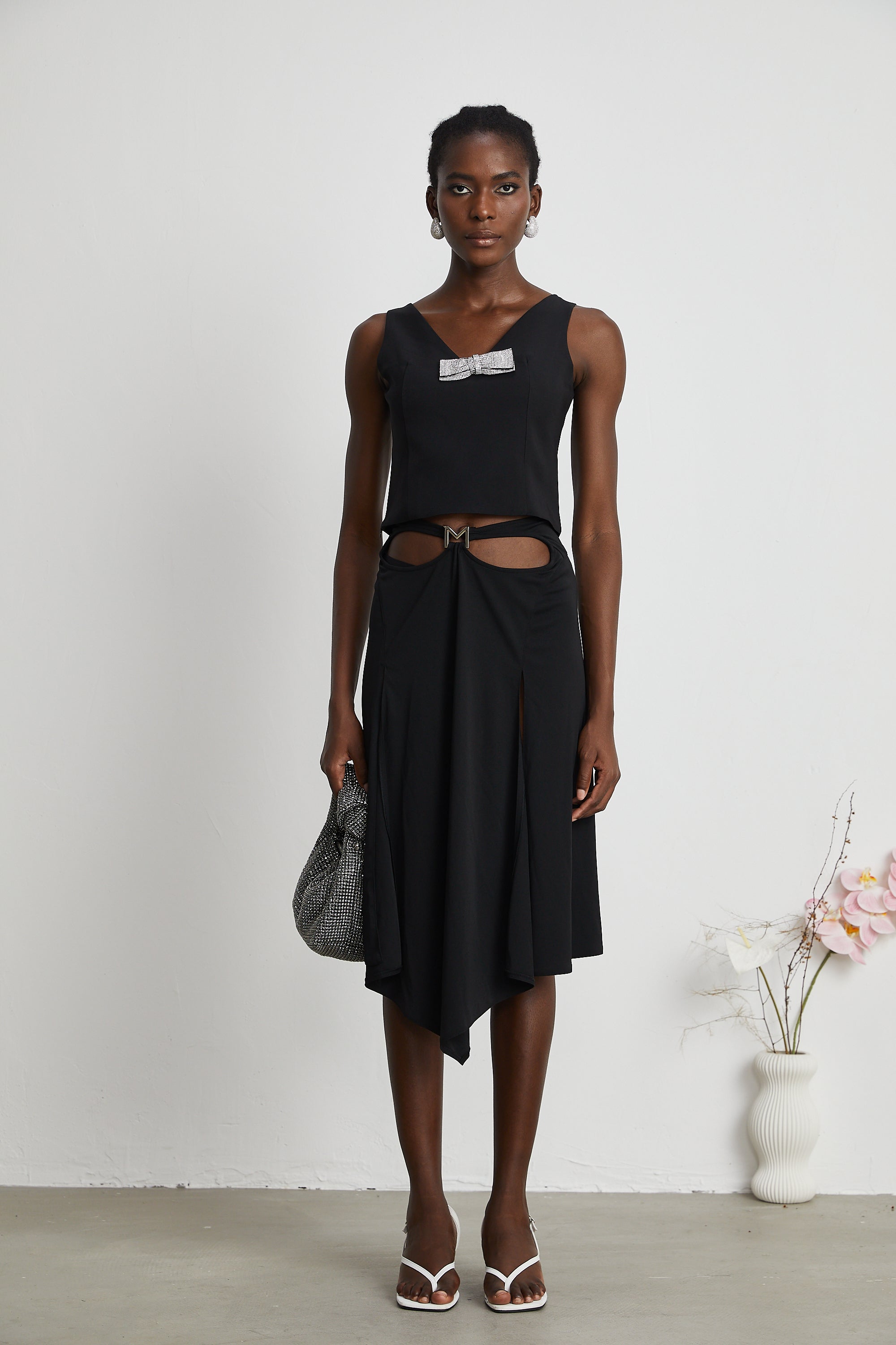 Μπλούζα Με Κέντημα Fleu Και Θηλιές