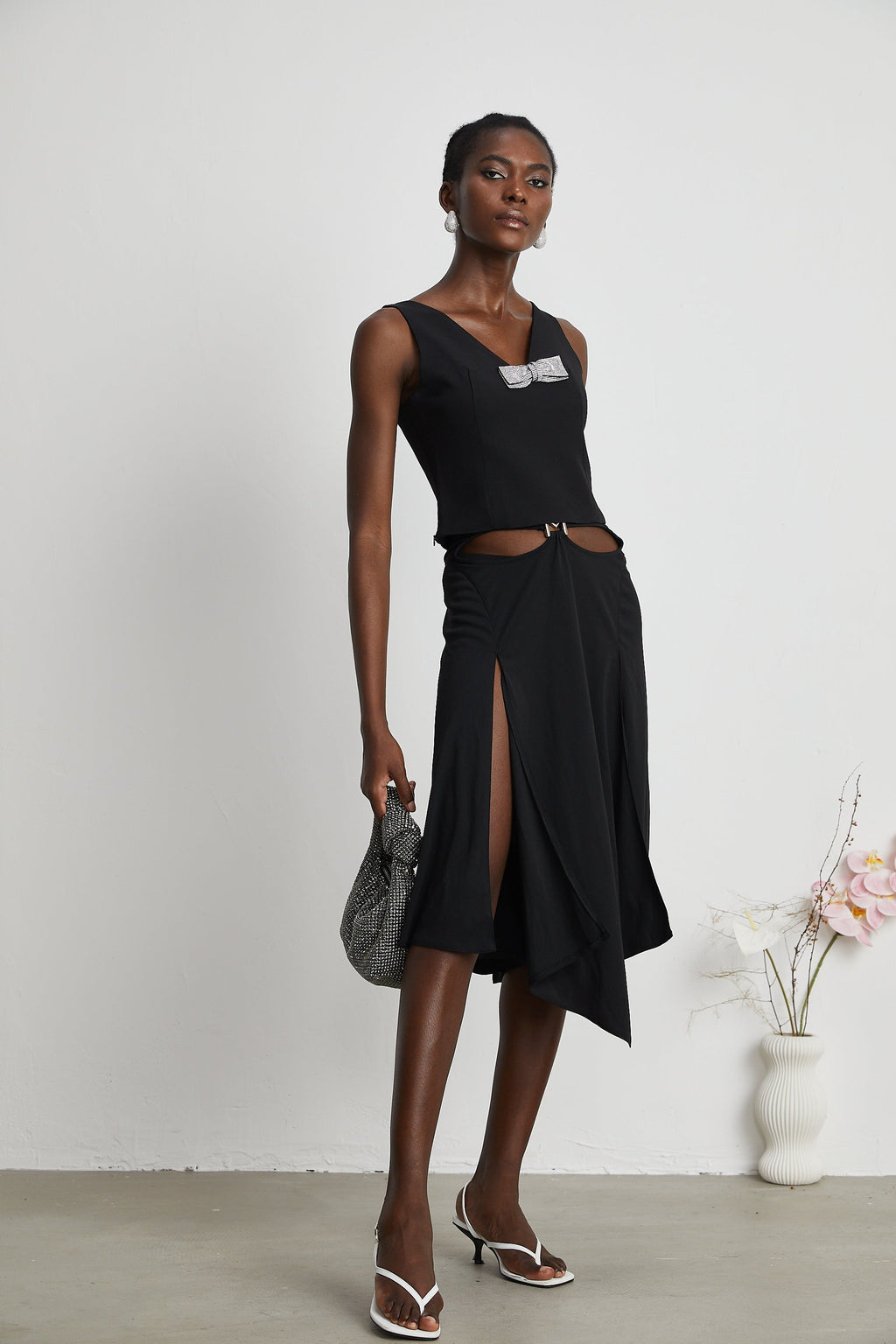 Μπλούζα Με Κέντημα Fleu Και Θηλιές