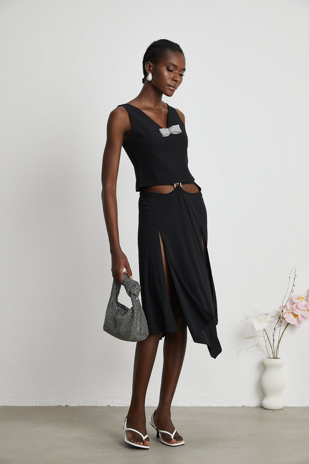 Μπλούζα Με Κέντημα Fleu Και Θηλιές