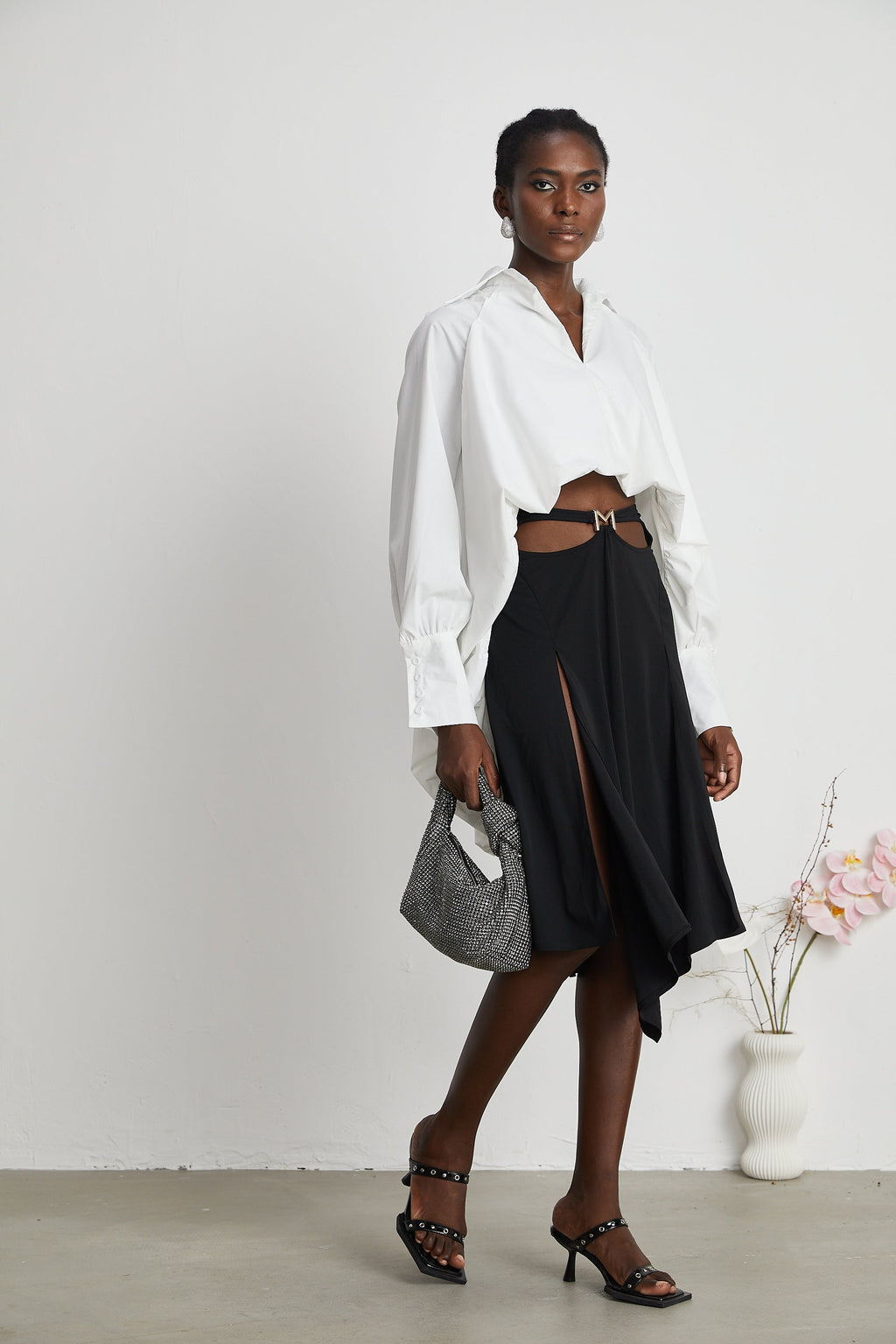 Πουκάμισο Marion High-Low Puffy