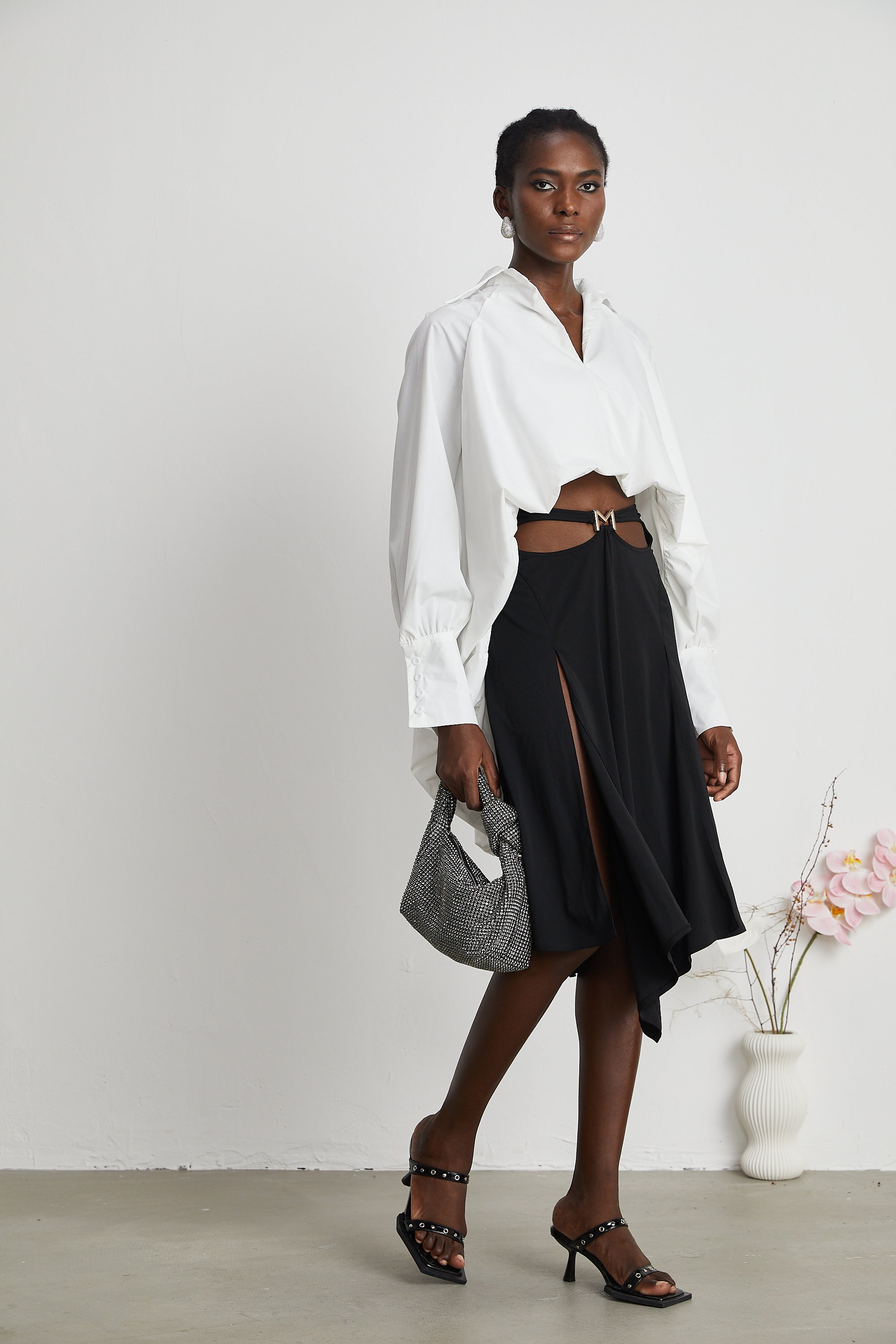 Πουκάμισο Marion High-Low Puffy