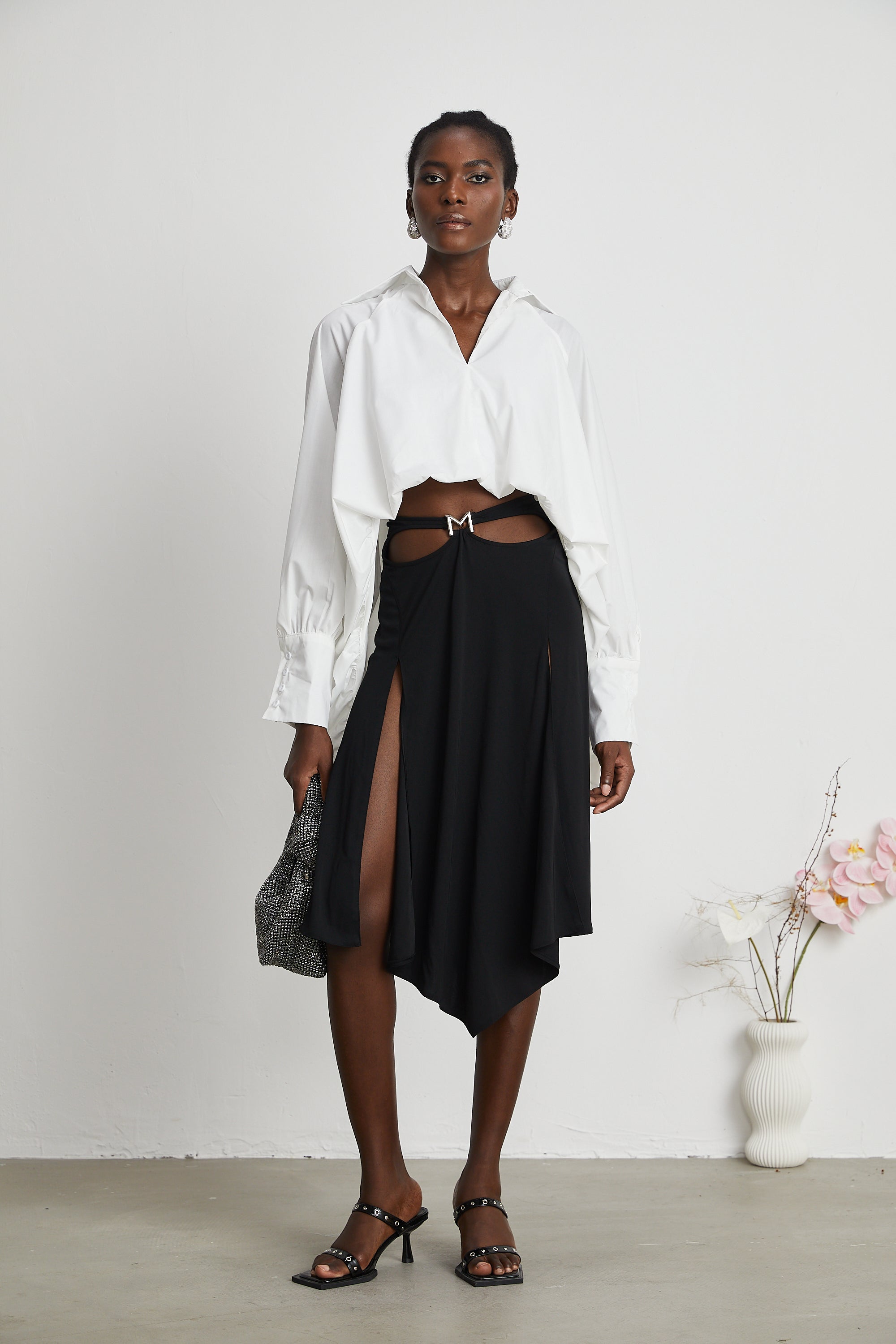 Πουκάμισο Marion High-Low Puffy