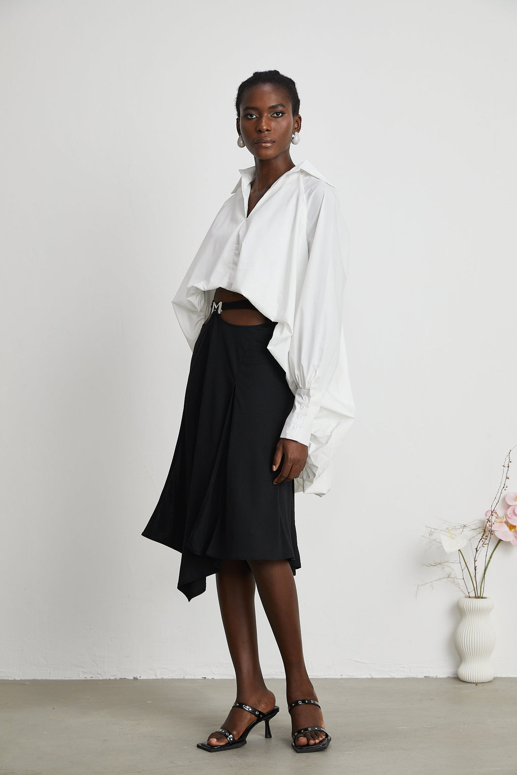 Πουκάμισο Marion High-Low Puffy