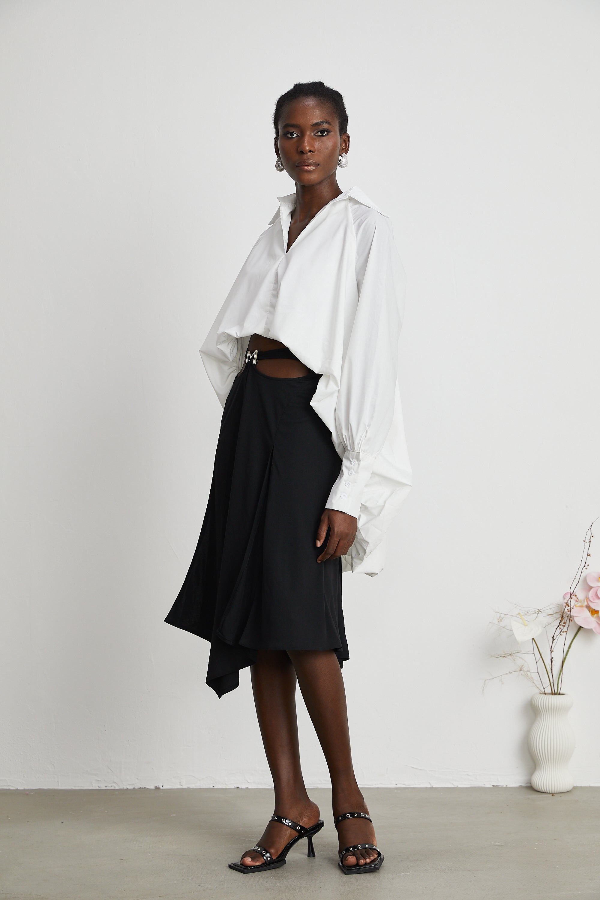 Πουκάμισο Marion High-Low Puffy