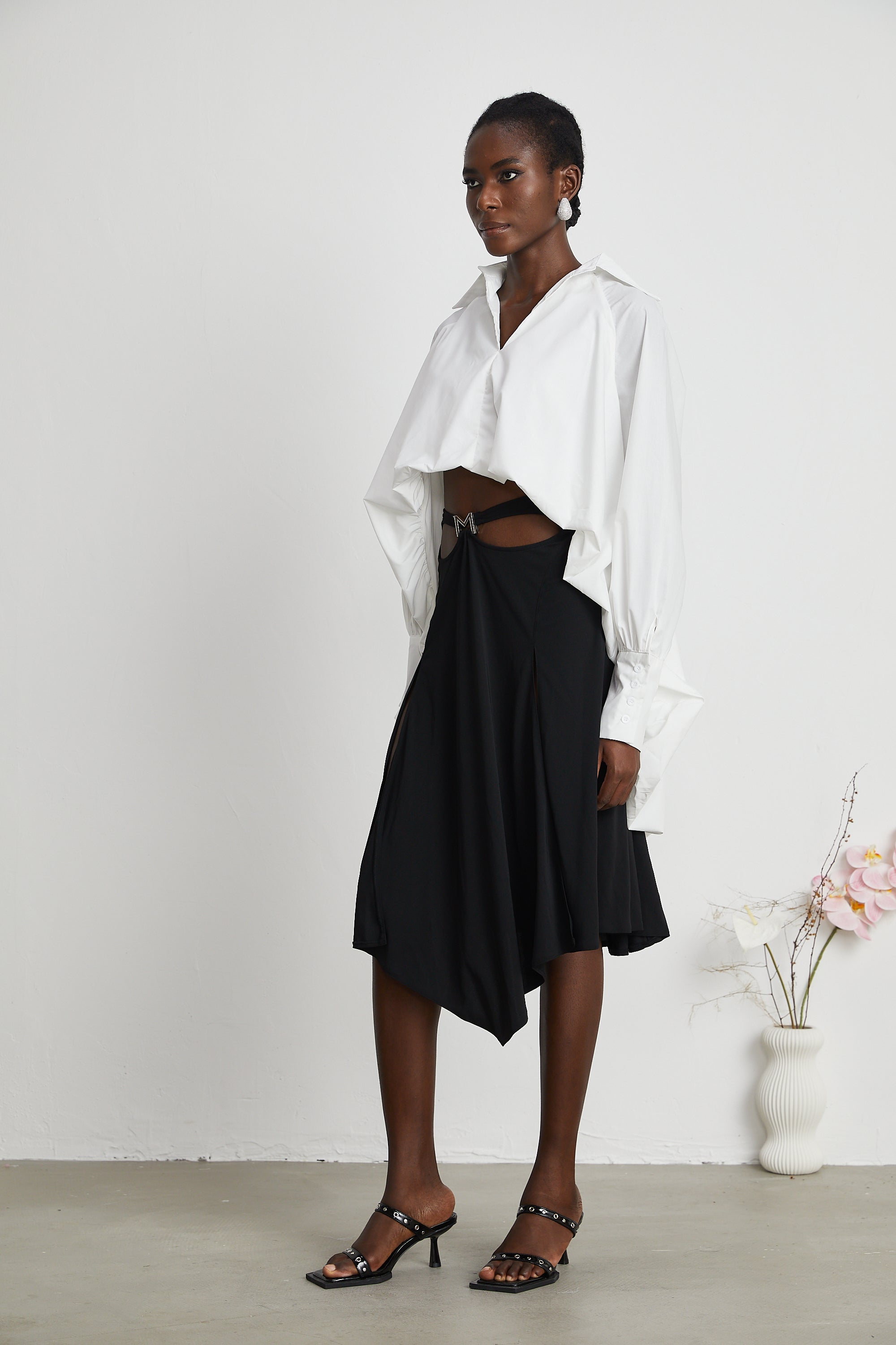 Πουκάμισο Marion High-Low Puffy