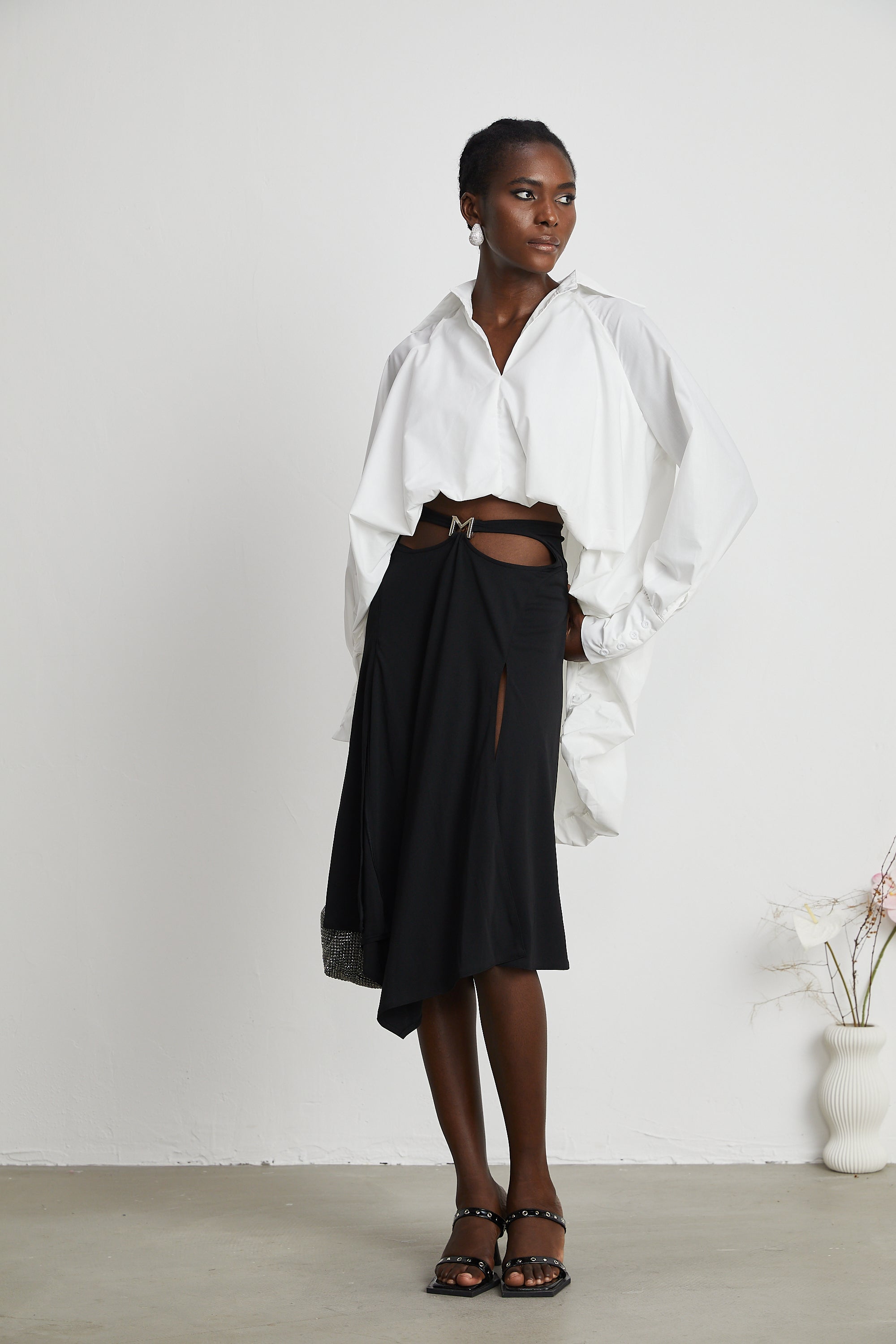 Πουκάμισο Marion High-Low Puffy