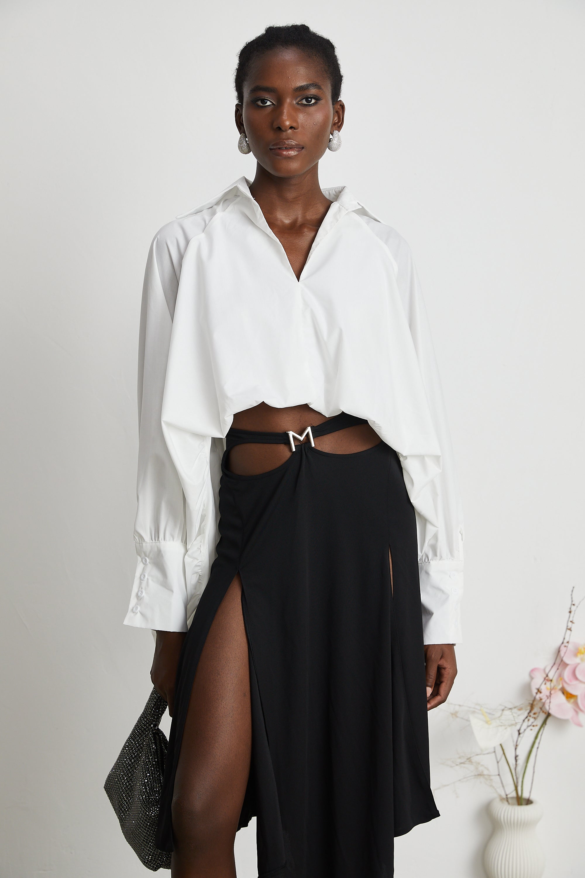 Πουκάμισο Marion High-Low Puffy