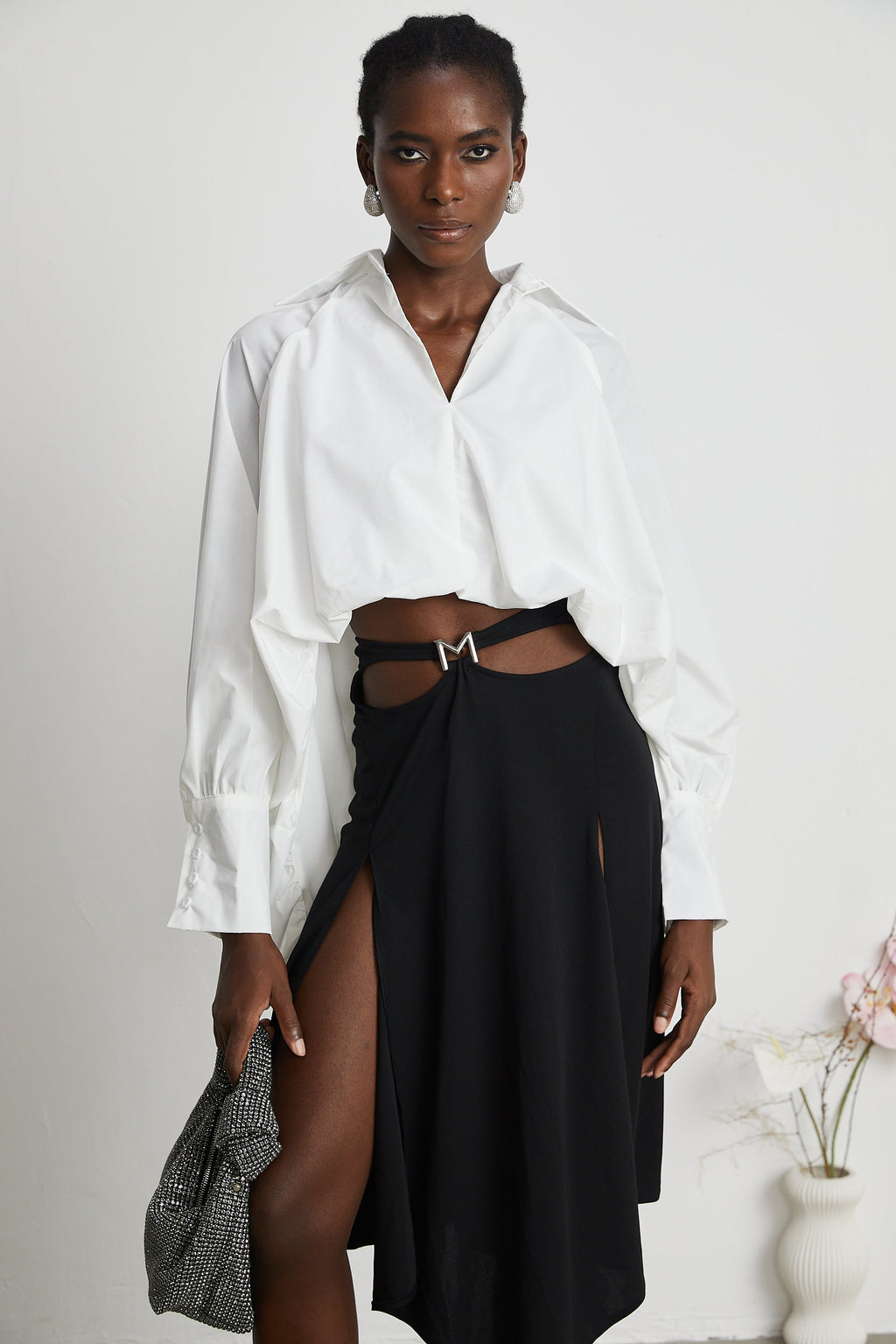 Πουκάμισο Marion High-Low Puffy