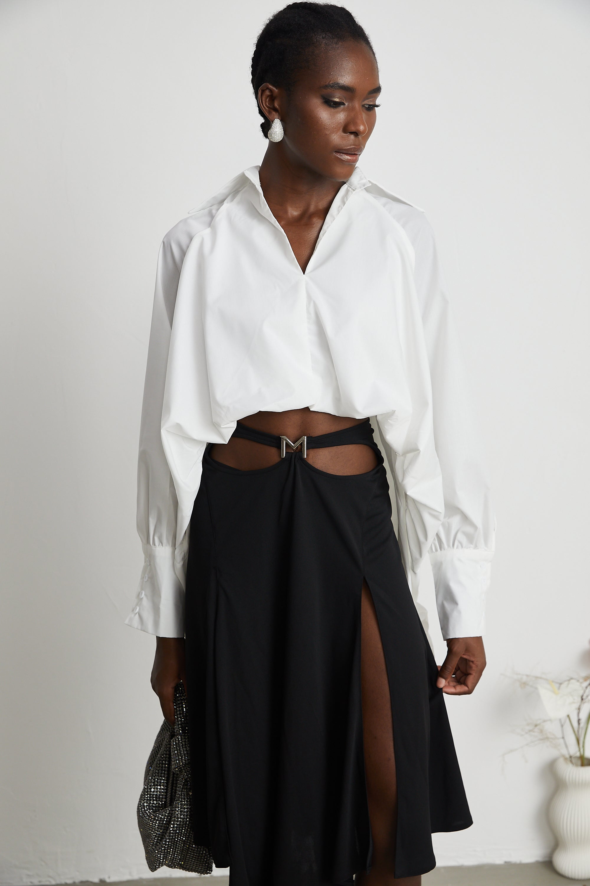 Πουκάμισο Marion High-Low Puffy