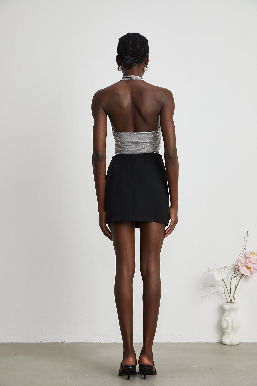 Τούλινο Τοπ Με Κρυστάλλινη Διακόσμηση Rafaela