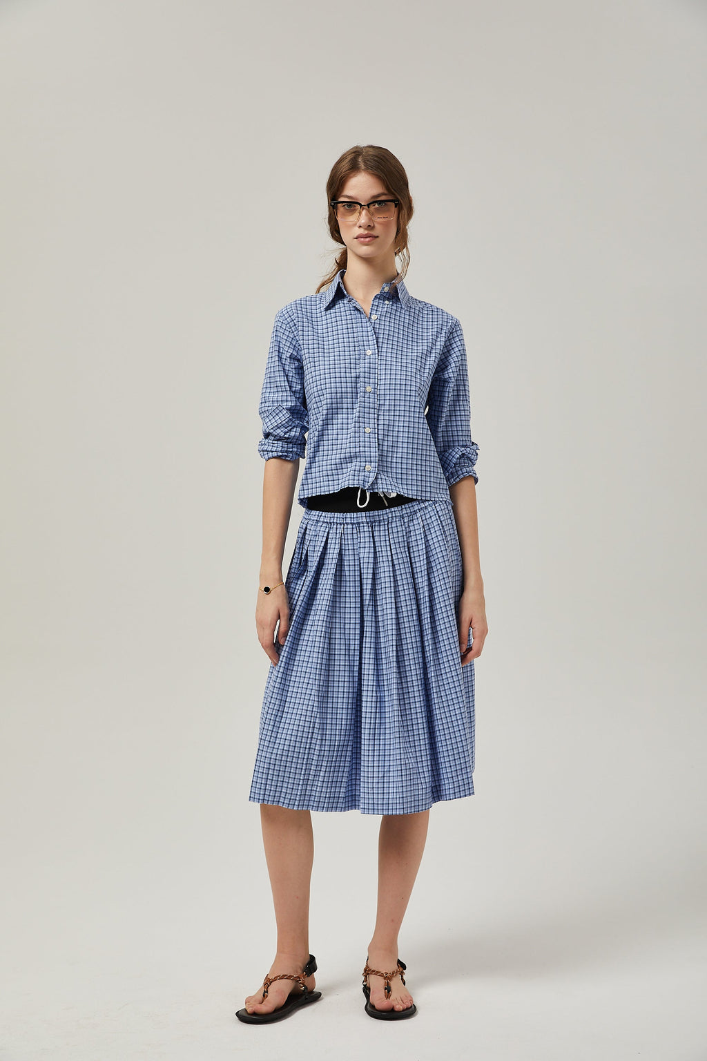 Πουκάμισο Με Καρό Σχέδιο Élodie