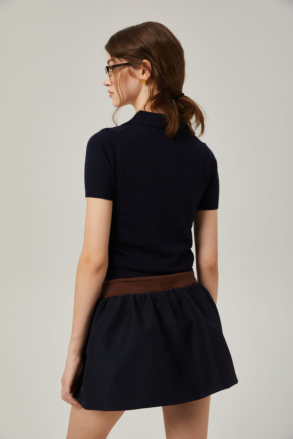 Μίνι Φούστα Sarita Με Φαρδιά Μάλλινα Prints