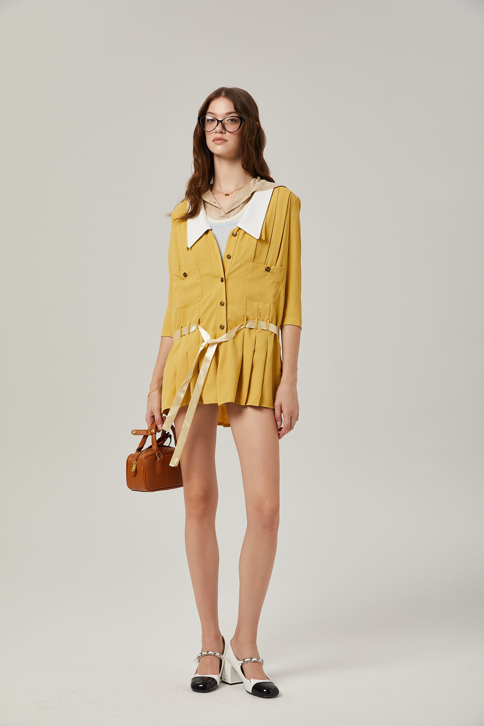 Μίνι Φόρεμα Με Γιακά Véronique