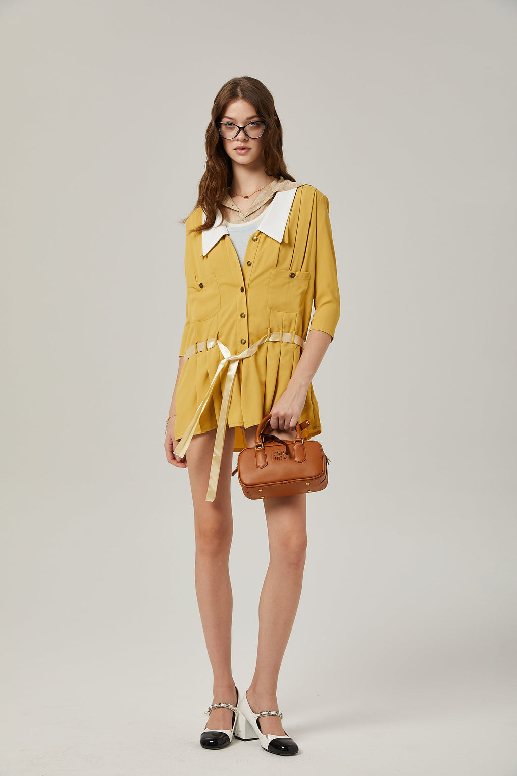 Μίνι Φόρεμα Με Γιακά Véronique