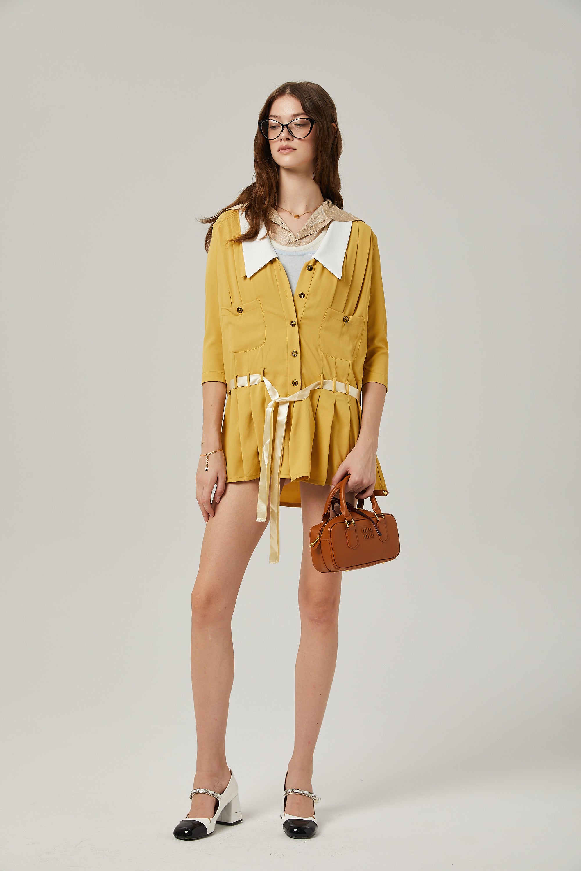 Μίνι Φόρεμα Με Γιακά Véronique